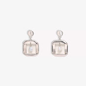 Risque Earrings Era Pearl Earrings Silver