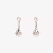 Risqué Earrings Venere Melt Pearl Earrings Silver